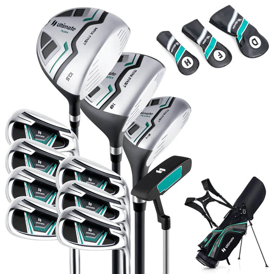 Ultimate Men'S Golf Complete Set with Rain Hood, 13 Pieces, Green