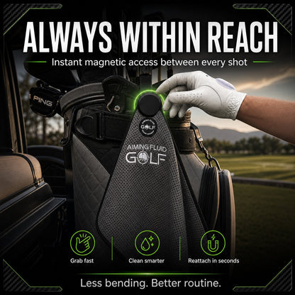 Magna-Anchor™ Magnetic Golf Towel – Stubby (16×24)
