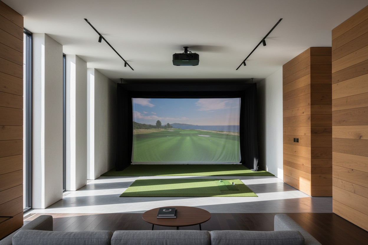 Slideshow 1 - Golf Simulator Lifestyle